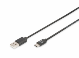 Digitus Připojovací kabel Digitus USB C na A 4,0 m, 3A, 480 MB, verze 2.0
