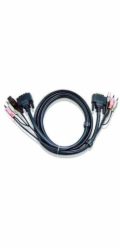 ATEN int.kabel pro KVM USB, DVI, audio,  1,8m pro CS1768