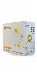 Kabel licna Solarix CAT5E UTP PVC šedý 305m/box SXKL-5E-UTP-PVC