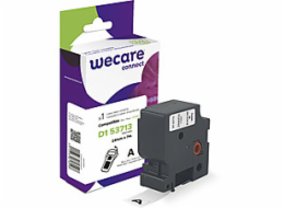 WECARE ARMOR páska kompatibilní s DYMO S0720930,Black/White,24mm*7m