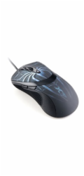 A4tech XL-747H, herní myš, ANTI-VIBRATE, 3600DPI, motiv pavouk modrý