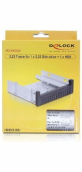 Montážní rám DeLOCK 5,25” pro 1 tenký disk 5,25”