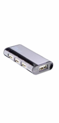 ATEN USB 2.0 hub, 4port, magnetický, SILVER