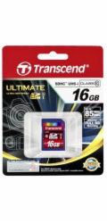 TRANSCEND SDHC Class 10 UHS-I, 600X, 16GB (Ultimate)