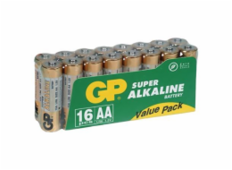 Baterie GP Alkaline AA 1.5V, 2800mAh, 16ks (03015AS16)