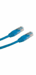 DATACOM Patch kabel UTP CAT5E 0,5m modrý