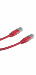 DATACOM patch cord UTP cat5e 5M červený
