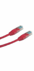 DATACOM patch cord UTP cat5e 5M červený