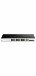 D-Link&nbsp;DGS-1210-28&nbsp;28-port&nbsp;10/100/1000&nbsp;Base-T&nbsp;with&nbsp;4&nbsp;x&nbsp;1000Base-T&nbsp;/SFP&nbsp;ports