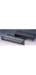 10" Patch panel XtendLan 12port, STP, Cat6, krone, černý