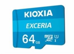 KIOXIA Exceria microSD card 64GB M203, UHS-I U1 Class 10