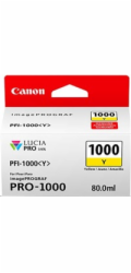 Canon CARTRIDGE PFI-1000Y žlutá pro ImagePROGRAF PRO-1000 (329 str.)