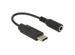 DeLOCK USB 2.0 adaptér, USB-C zástrčka > 3,5mm jack