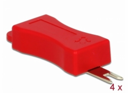 Delock&nbsp;-&nbsp;Nástroj&nbsp;pro&nbsp;odstranění&nbsp;blokátoru&nbsp;LAN&nbsp;portu&nbsp;-&nbsp;červená&nbsp;(balení&nbsp;4)