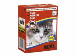 BOZITA Hovězí v omáčce - mokré krmivo pro kočky - 370g
