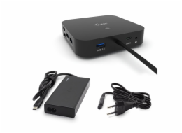 i-tec USB-C Dual Display Docking Station with Power Delivery 65W + i-tec Universal Charger 77 W