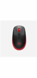 Logitech Wireless Mouse M190 Full-Size, red