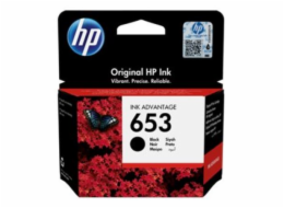 HP 653 originální inkoustová kazeta černá 3YM75AE HP 653 originální inkoustová kazeta černá 3YM75AE