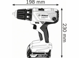 Bosch GSR 18V-21 Cordless Drill Driver