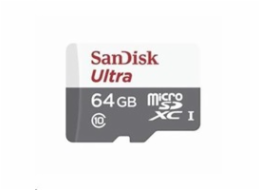 Sandisk MicroSDXC karta 64GB Ultra (80MB/s, Class 10 UHS-I, Android)