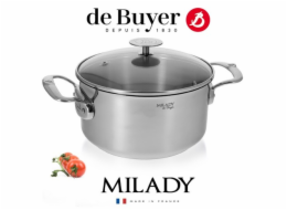 Hrnec 3427.28 ST STEEL Stewpan MILADY WIT lid O24CM