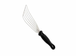 Obracečka de Buyer, 4235.00 FKOfficium, nerezová ocel, délka nerezové části 17 cm, celková délka 31 cm, ergonomicky tvarovaná rukojeť, očko