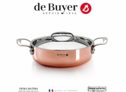 De Buyer Prima Matera Saucepot copper/steel low 24cm induction