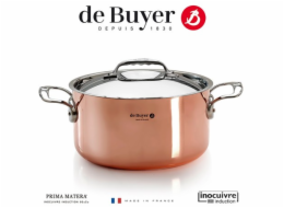 De Buyer Prima Matera Saucepot copper/steel 24 cm induction