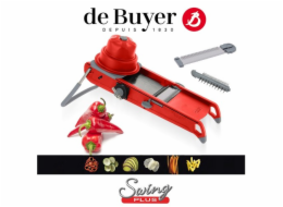 De Buyer Mandoline Swing Plus cervena