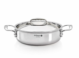 De Buyer Affinity Saucepot low with lid 24 cm