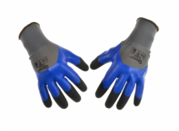 Ochranné pracovní rukavice, zesílené prsty, velikost 8 GEKO
