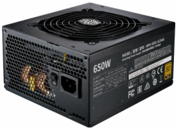 Cooler Master MWE Gold 650 - V2 Full Modular power supply unit 650 W 24-pin ATX ATX Black