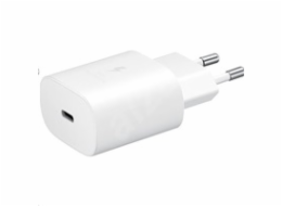 Samsung cestovní nabíječka EP-TA800NWE, Quickcharge 25W, USB-C, bílá