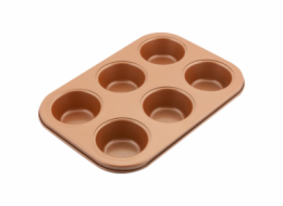 Lamart LT3091 Forma na 6 muffinů COPPER, 26,5 x 18 cm