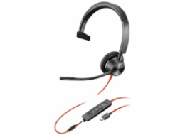 POLY Blackwire 3315, Microsoft, USB-C, Mono