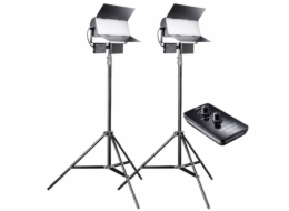walimex pro Sirius 160 LED 65W Daylight 2-Pack with Tripods