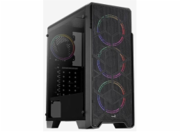 Aerocool Ore Tempered Glass skříň MLG, Mid tower, 2x USB 3.0, 2x audio, bez zdroje