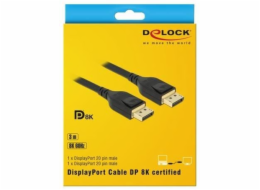 Delock DisplayPort kabel - DisplayPort 3m černý (85661)