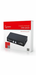 GEMBIRD Datový přepínač USB 2:1 manuální (switch)