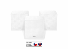 Tenda MW12 (3-pack) - Wireless Triband MESH systém 802.11ac/a/b/g/n, 9x GLAN/GWAN