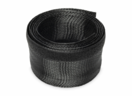 DIGITUS Flexible Cable Hose with Velcro Fastener, 2m, black