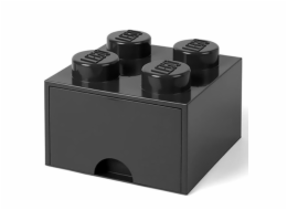 Pokoj Copenhagen LEGO Brick Drawer 4 černá, úložný box