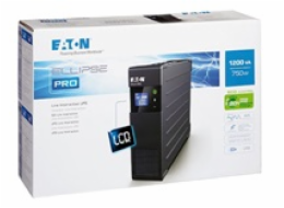 Eaton Ellipse PRO 1200 FR, UPS 1200VA, 8 zásuvek, LCD, české zásuvky