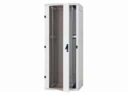 Triton 19   stojanový rozvaděč RZA 37U/600x1000mm, 19 stojanový rozvaděč rozebíratelný 37U/600x1000mm prosklené dveře, IP20 nosnost