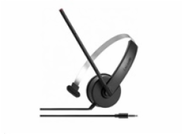 Lenovo 100 - Náhlavní souprava - náhlavní - kabelové - USB-A - černá