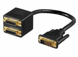 Redukce DVI-D (M) dual - 2x DVI-D dual
