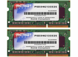 Paměť Patriot DDR3 4GB SL 1333 SO-DIMM