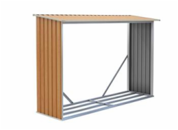 Přístřešek na dřevo G21 WOH 181 - 242 x 75 cm, hnědý