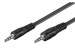 Kabel propojovací audio Jack 3,5(M) - Jack 3,5(M), 1,5m