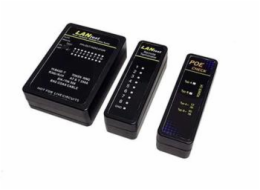 Tester kabeláže (RJ45, RJ12, BNC) + PoE tester